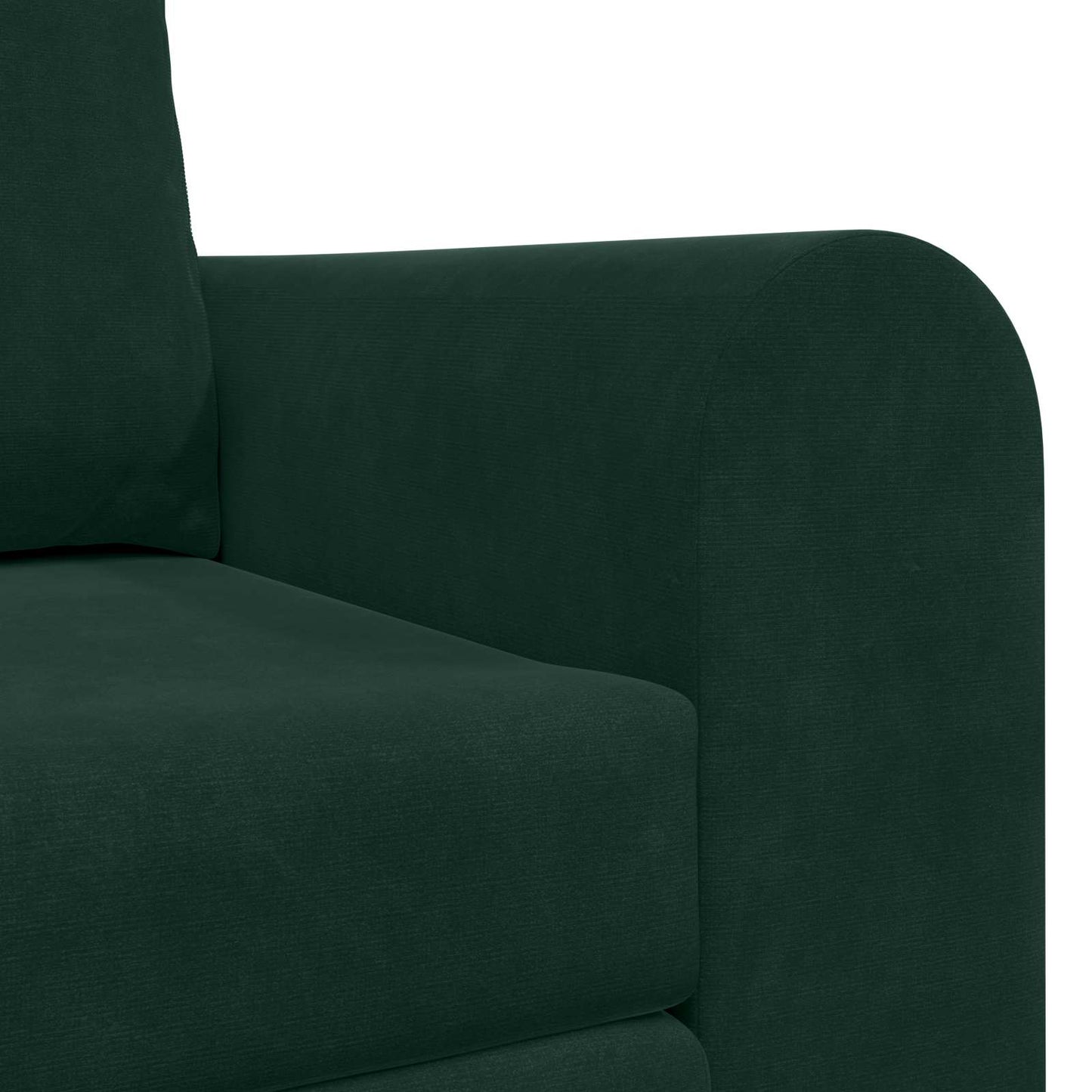 vidaXL Κρεβάτι καναπές Σκούρο Πράσινο 148 x 71 x 83 εκ. Βελούδο