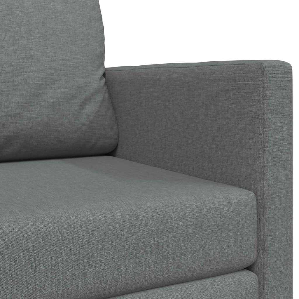 vidaXL Κρεβάτι καναπές 110cm Σκούρο Γκρι ύφασμα