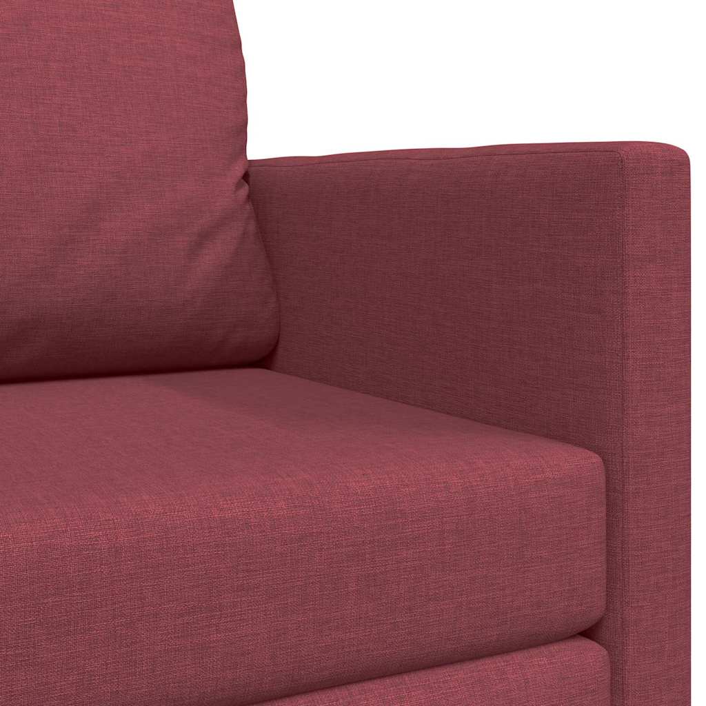 vidaXL Κρεβάτι καναπές 110cm Κόκκινο ύφασμα