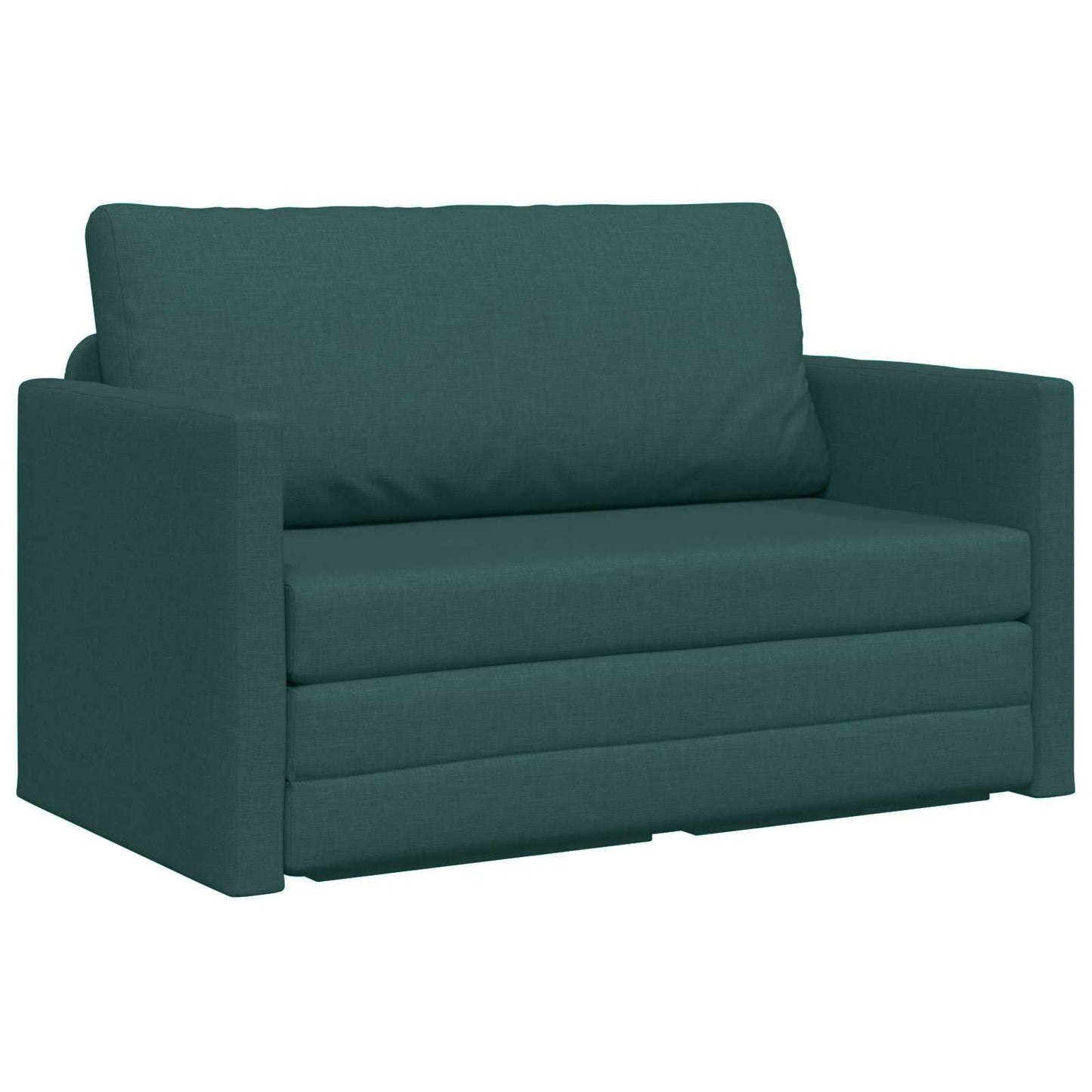vidaXL Κρεβάτι καναπές 110cm Σκούρο Πράσινο ύφασμα
