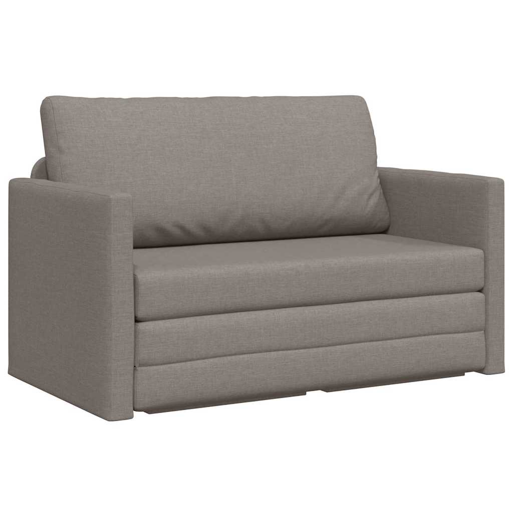 vidaXL Κρεβάτι καναπές 110cm Taupe ύφασμα