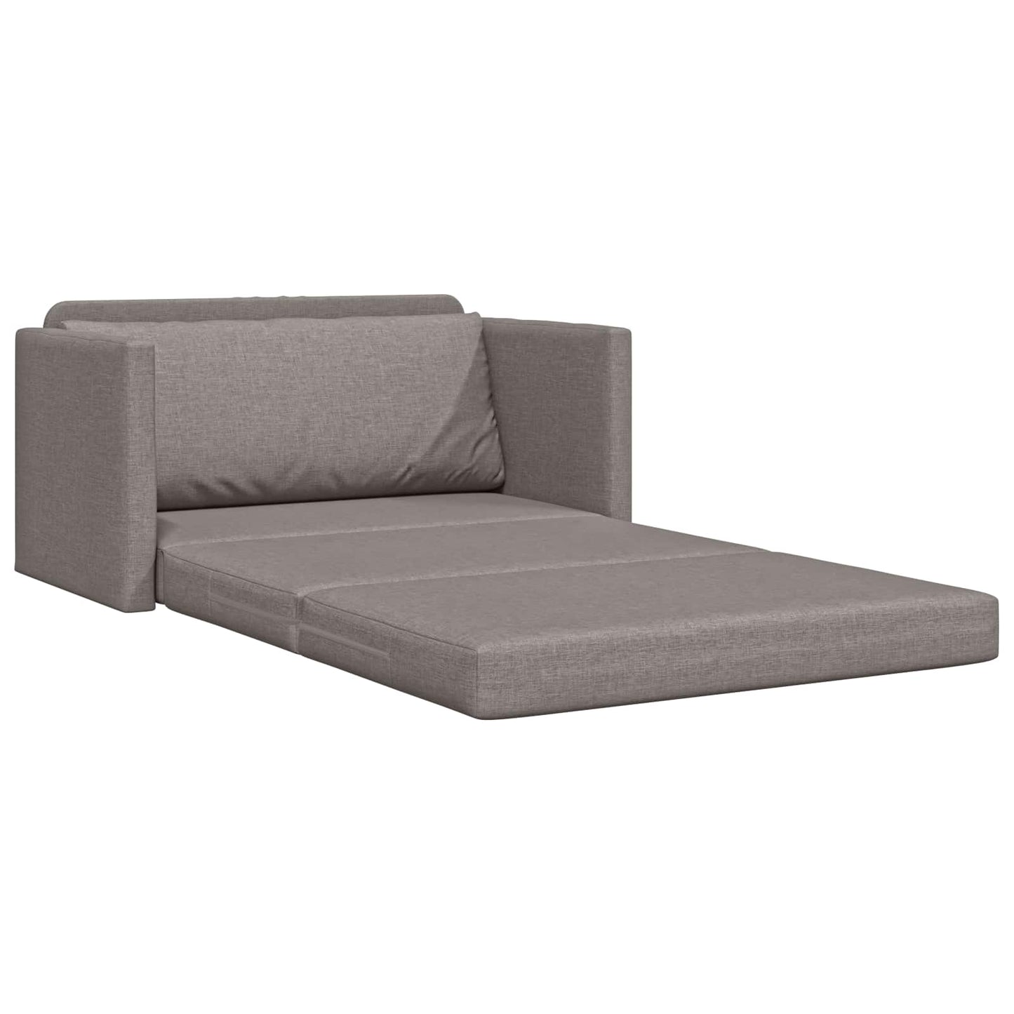 vidaXL Κρεβάτι καναπές 110cm Taupe ύφασμα