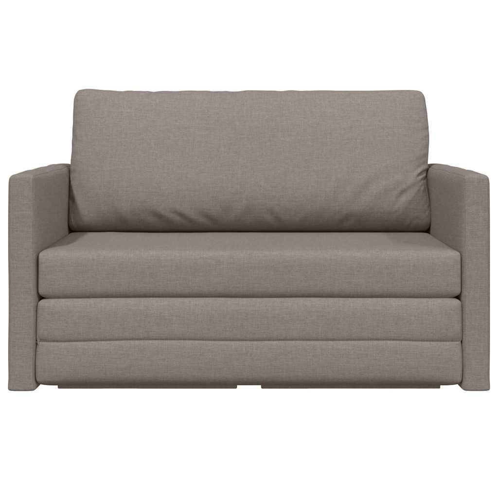 vidaXL Κρεβάτι καναπές 110cm Taupe ύφασμα