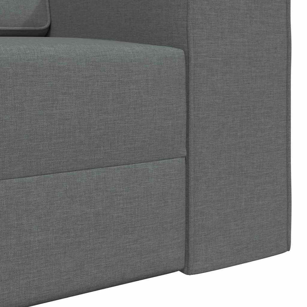 vidaXL Κρεβάτι καναπές 200cm Σκούρο Γκρι ύφασμα
