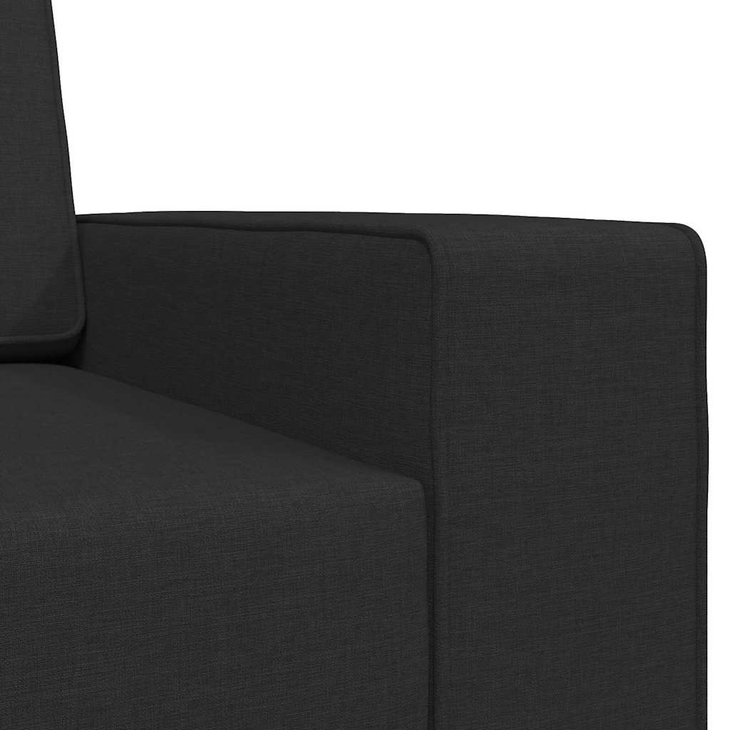 vidaXL Κρεβάτι καναπές 200cm Μαύρο ύφασμα