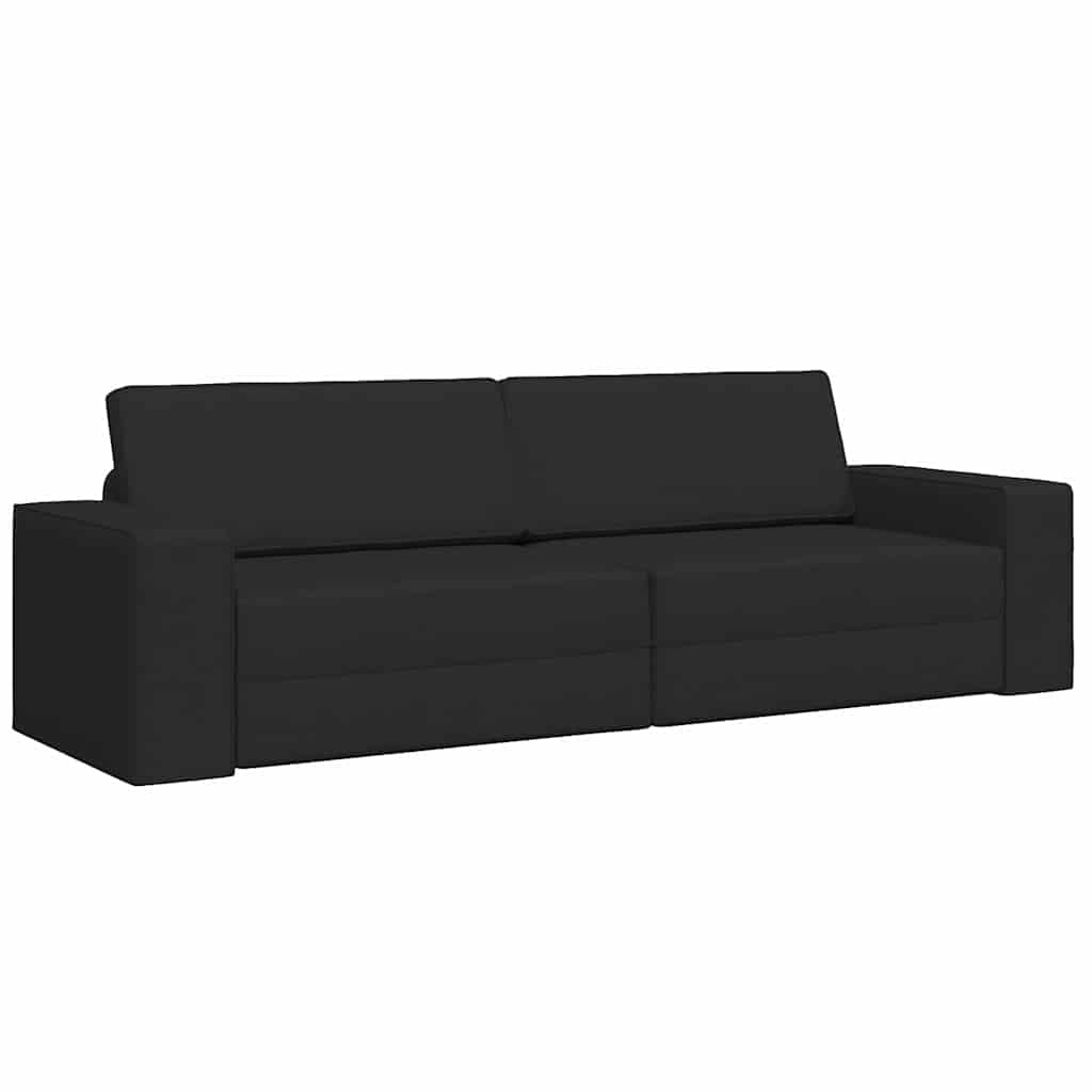 vidaXL Κρεβάτι καναπές 200cm Μαύρο ύφασμα