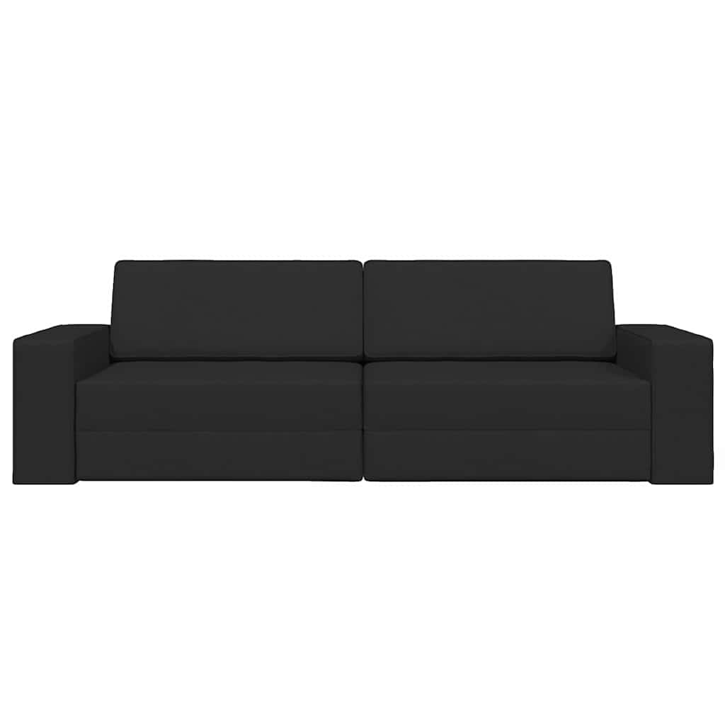vidaXL Κρεβάτι καναπές 200cm Μαύρο ύφασμα