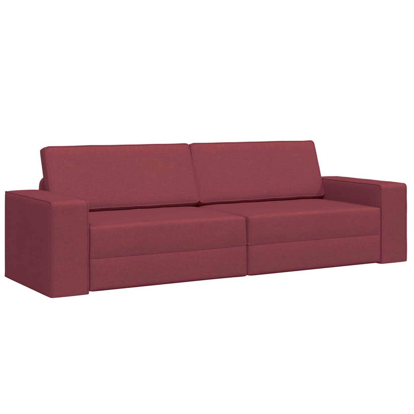 vidaXL Κρεβάτι καναπές Κόκκινο 245 x 78 x 77 εκ. ύφασμα