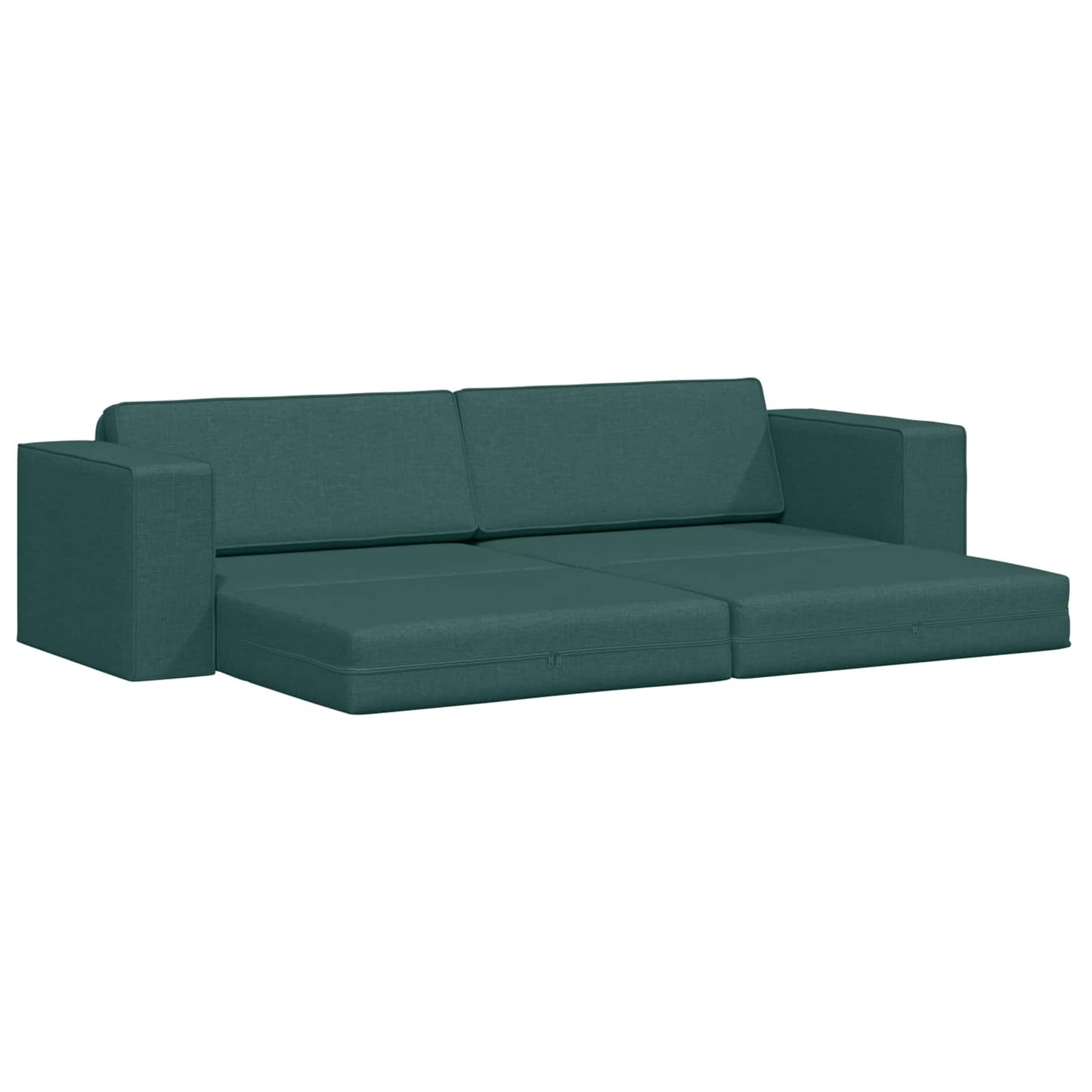 vidaXL Κρεβάτι καναπές Σκούρο Πράσινο 245 x 78 x 77 εκ. ύφασμα