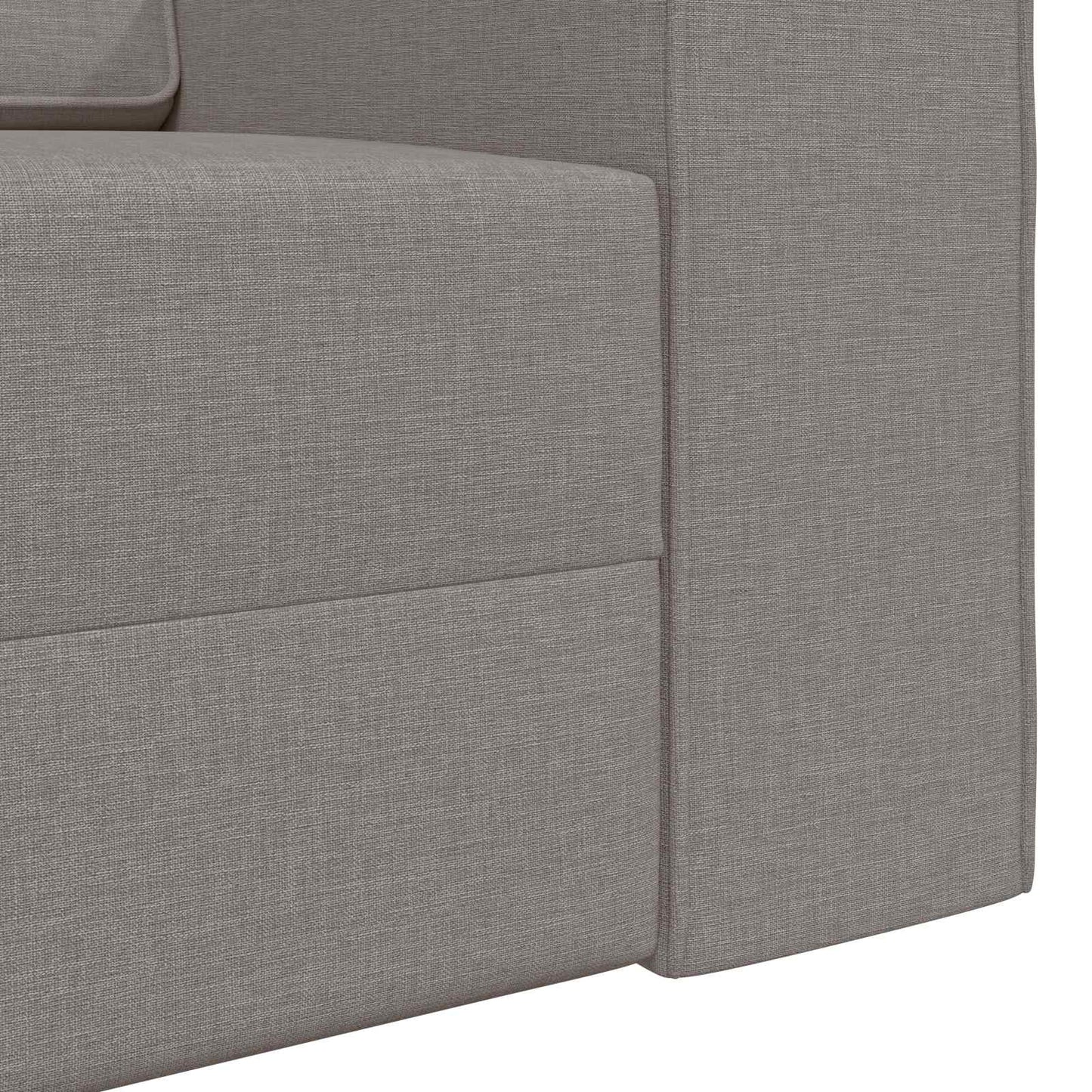 vidaXL Κρεβάτι καναπές Taupe 245 x 78 x 77 εκ. ύφασμα