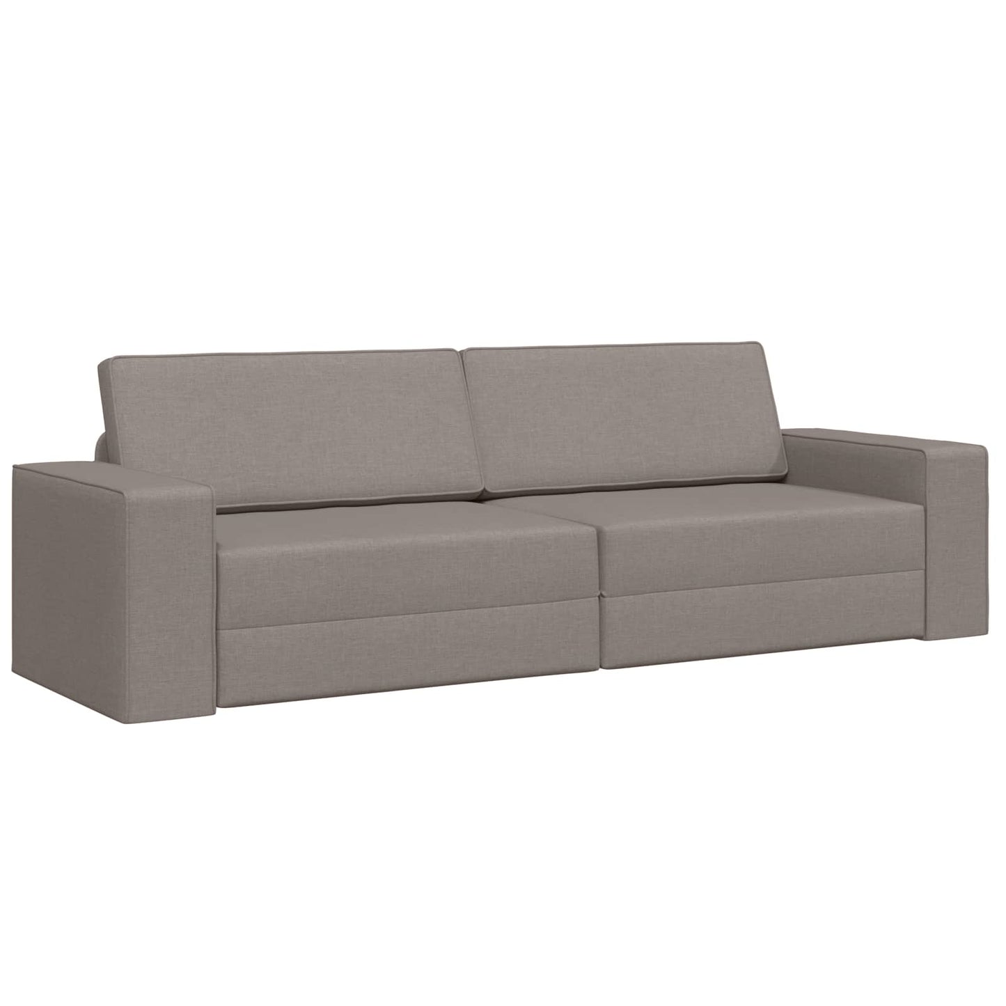 vidaXL Κρεβάτι καναπές Taupe 245 x 78 x 77 εκ. ύφασμα