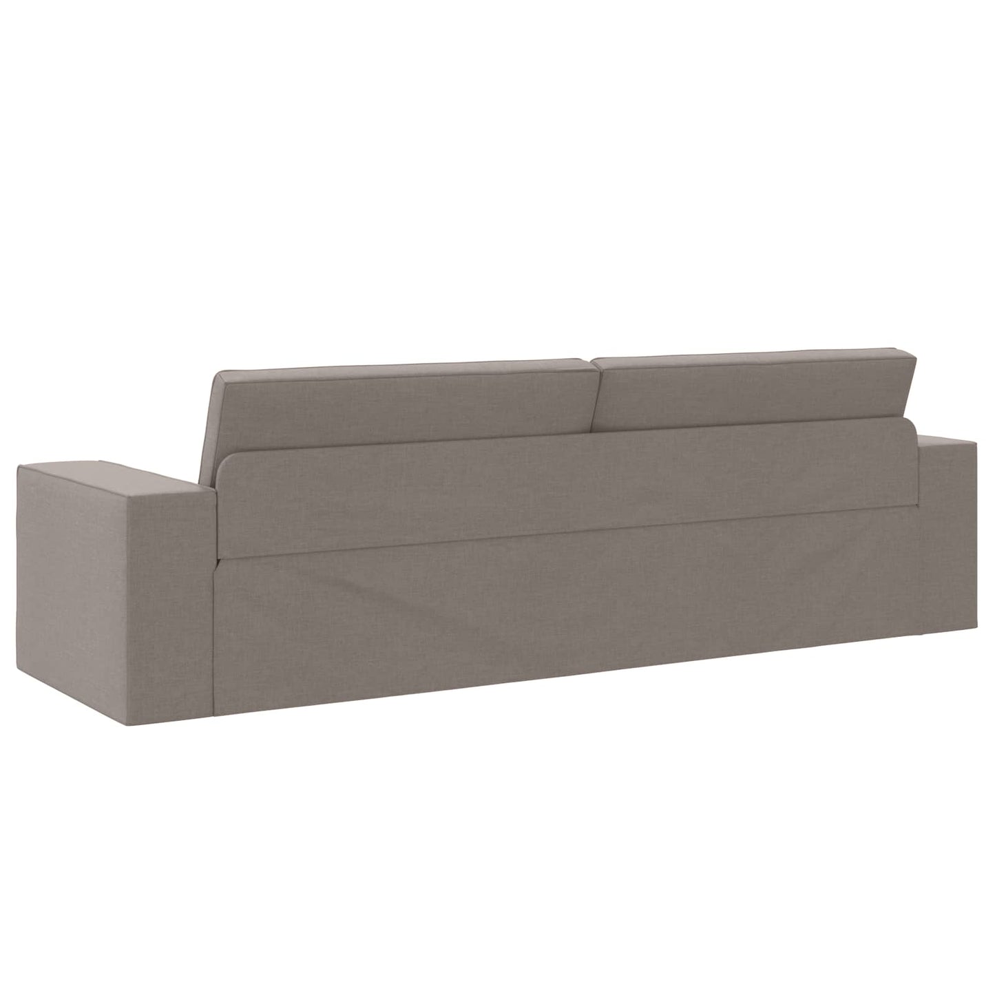 vidaXL Κρεβάτι καναπές Taupe 245 x 78 x 77 εκ. ύφασμα