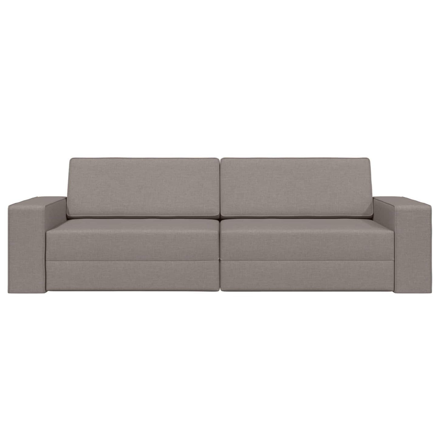 vidaXL Κρεβάτι καναπές Taupe 245 x 78 x 77 εκ. ύφασμα