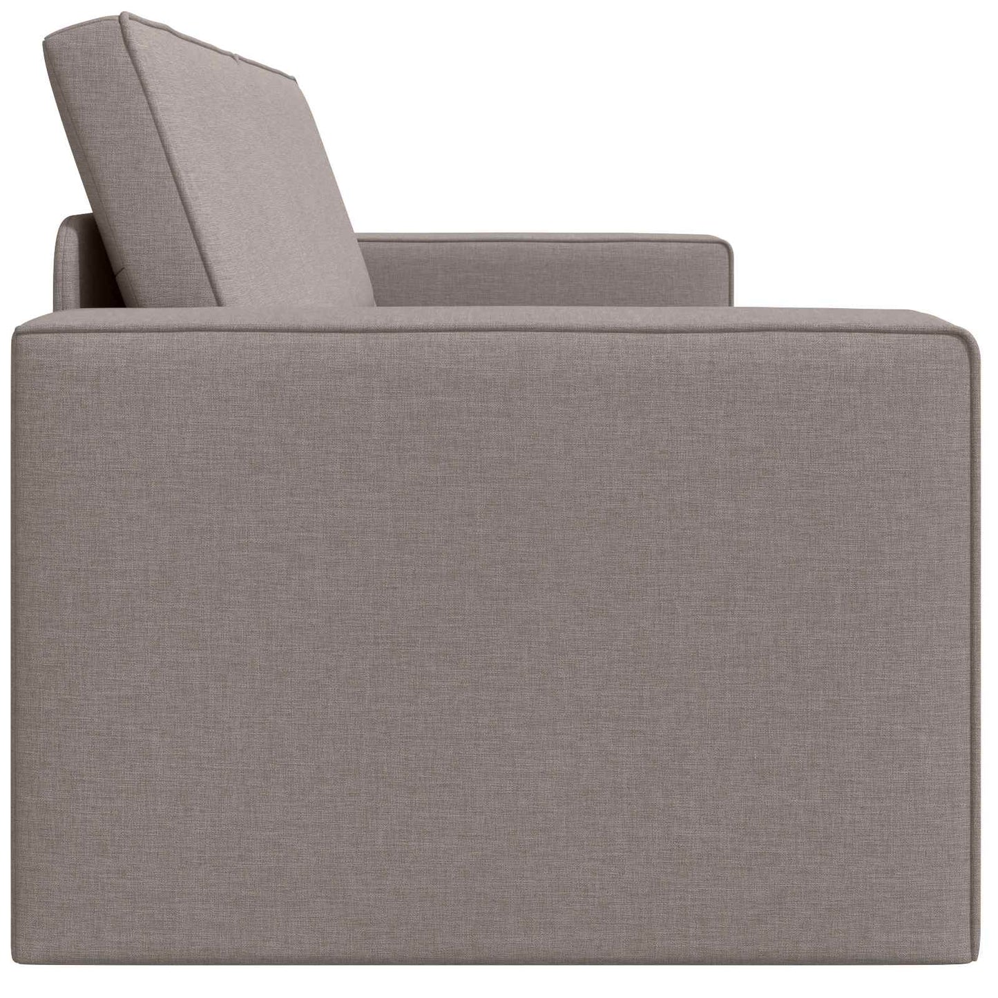 vidaXL Κρεβάτι καναπές Taupe 245 x 78 x 77 εκ. ύφασμα