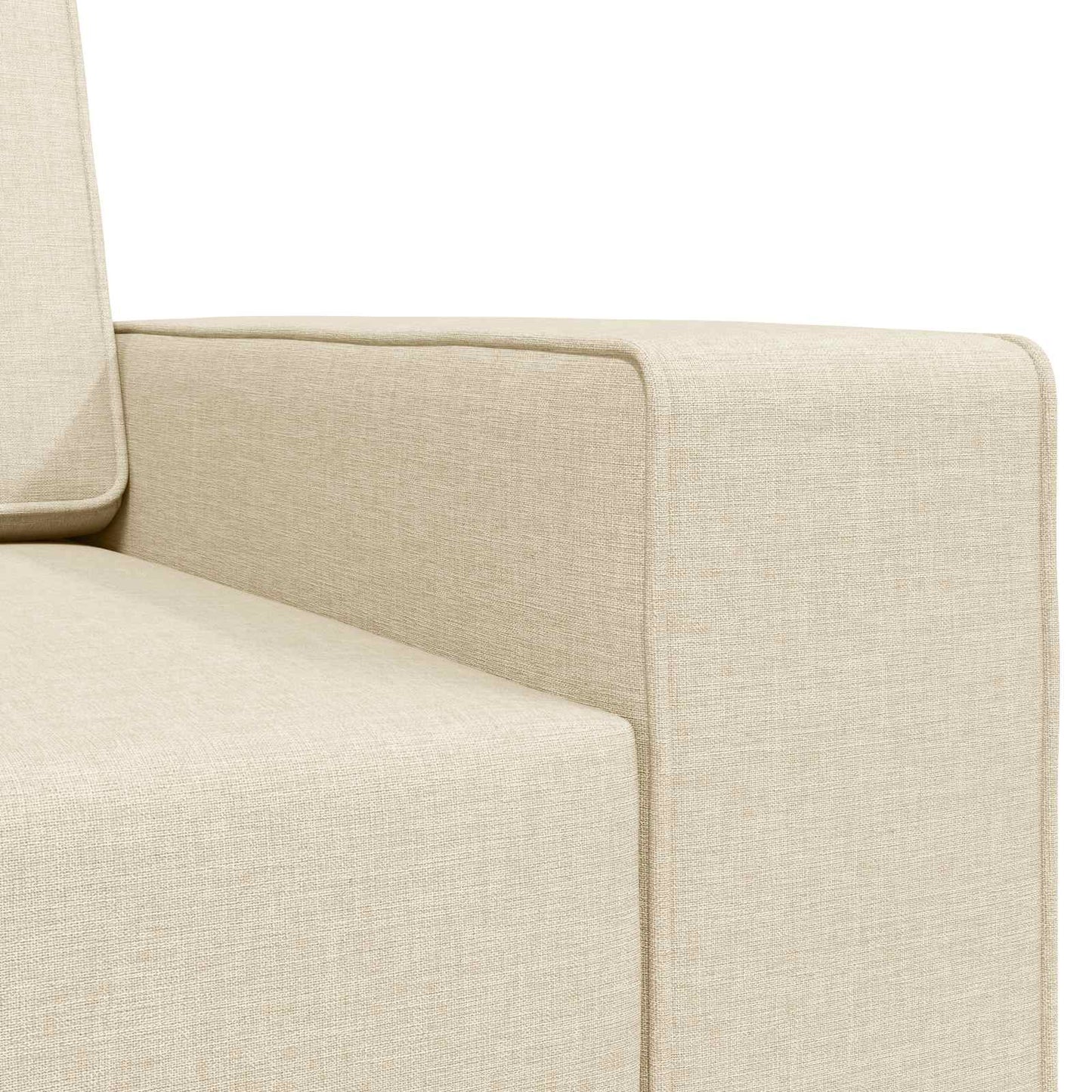 vidaXL Κρεβάτι καναπές Κρεμ 245 x 78 x 77 εκ. ύφασμα