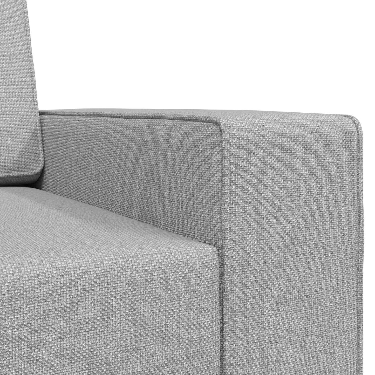 vidaXL Κρεβάτι καναπές Σκίουρος Γκρί 245 x 78 x 77 εκ. ύφασμα