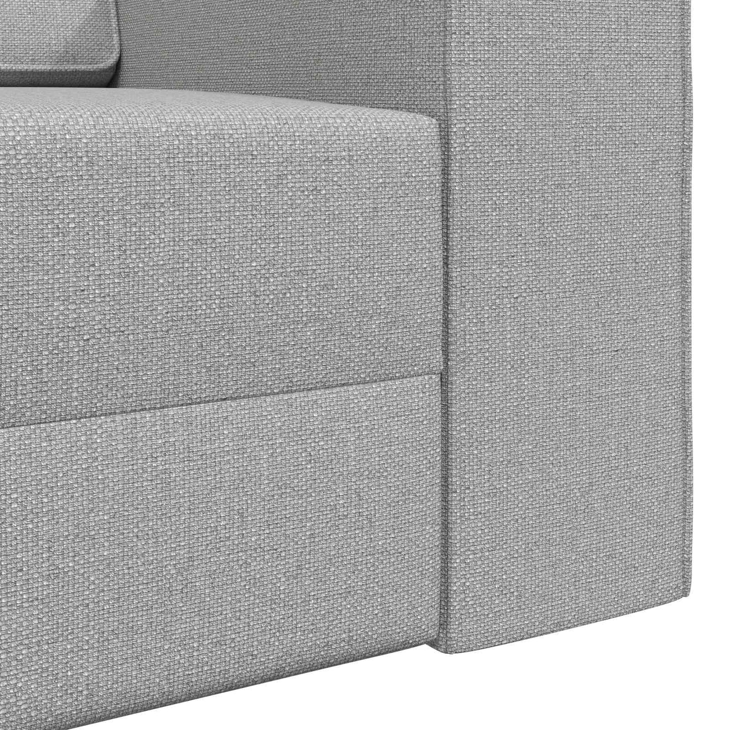 vidaXL Κρεβάτι καναπές Σκίουρος Γκρί 245 x 78 x 77 εκ. ύφασμα