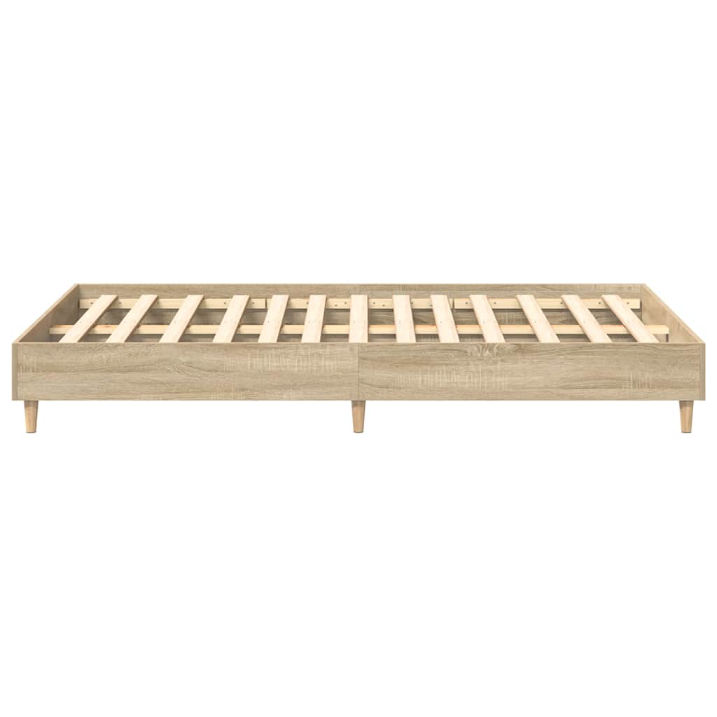 vidaXL Πλαίσιο Κρεβατιού χωρίς Στρώμα Sonoma Δρυς 120x200εκ. Επ. Ξύλο