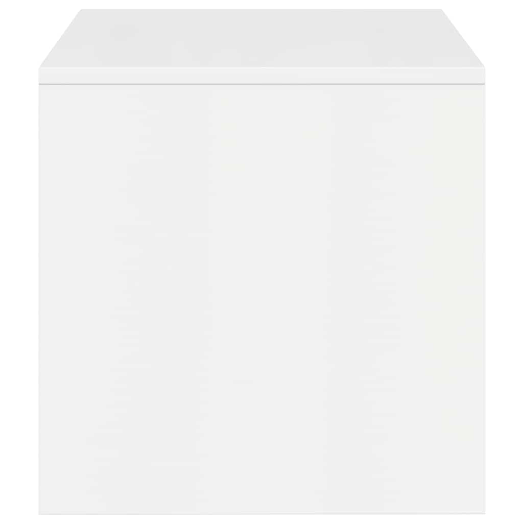 vidaXL Έπιπλο Τηλεόρασης Γυαλιστερό Λευκό 100x40x40 εκ. Μοριοσανίδα