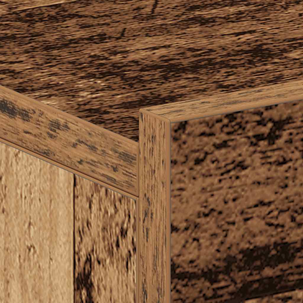 vidaXL Πλωτό κομοδίνο Παλιό ξύλο 40x32x15 cm Κατασκευασμένο ξύλο