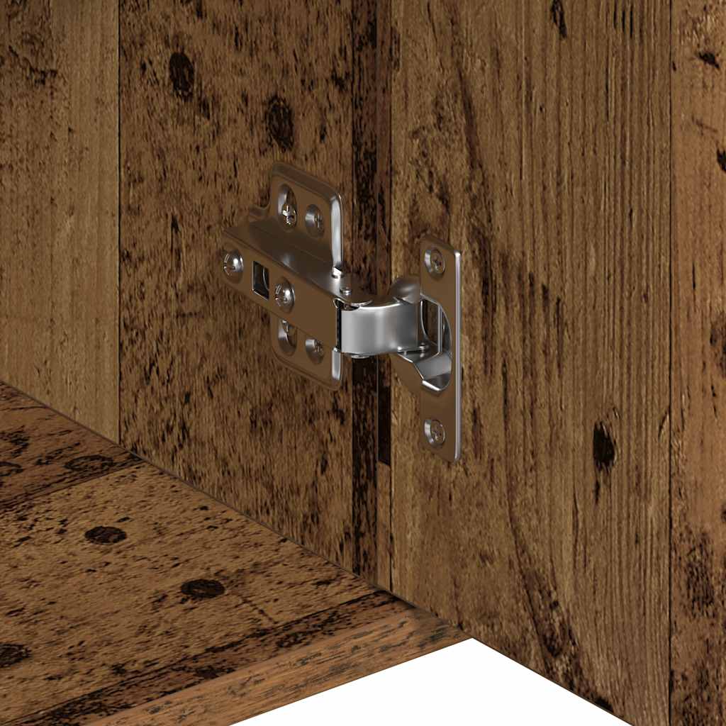 vidaXL Sideboard Παλιό ξύλο 88x30x70 cm Ξύλο μηχανής