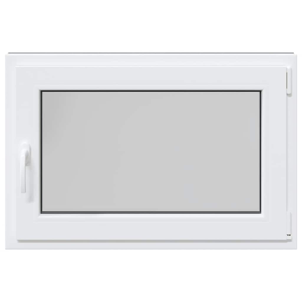 vidaXL Παράθυρο Υπογείου "RISOR" 90x60 εκ. Ανακλινόμενο & Περιστρεφόμενο DIN Δεξί Ανθρακί