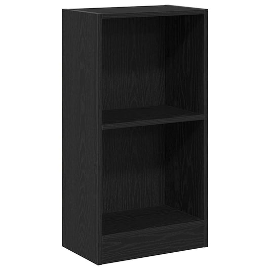 vidaXL Βιβλιοθήκη Μαύρη Δρυς 40x24x76 εκ. από Τεχνητό Ξύλο