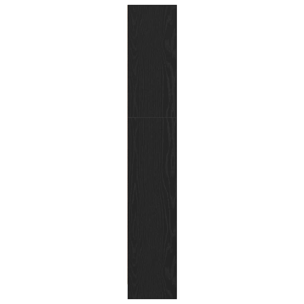 vidaXL Βιβλιοθήκη 4 Επιπέδων Μαύρη Δρυς 80x24x143 εκ. από Τεχνητό Ξύλο