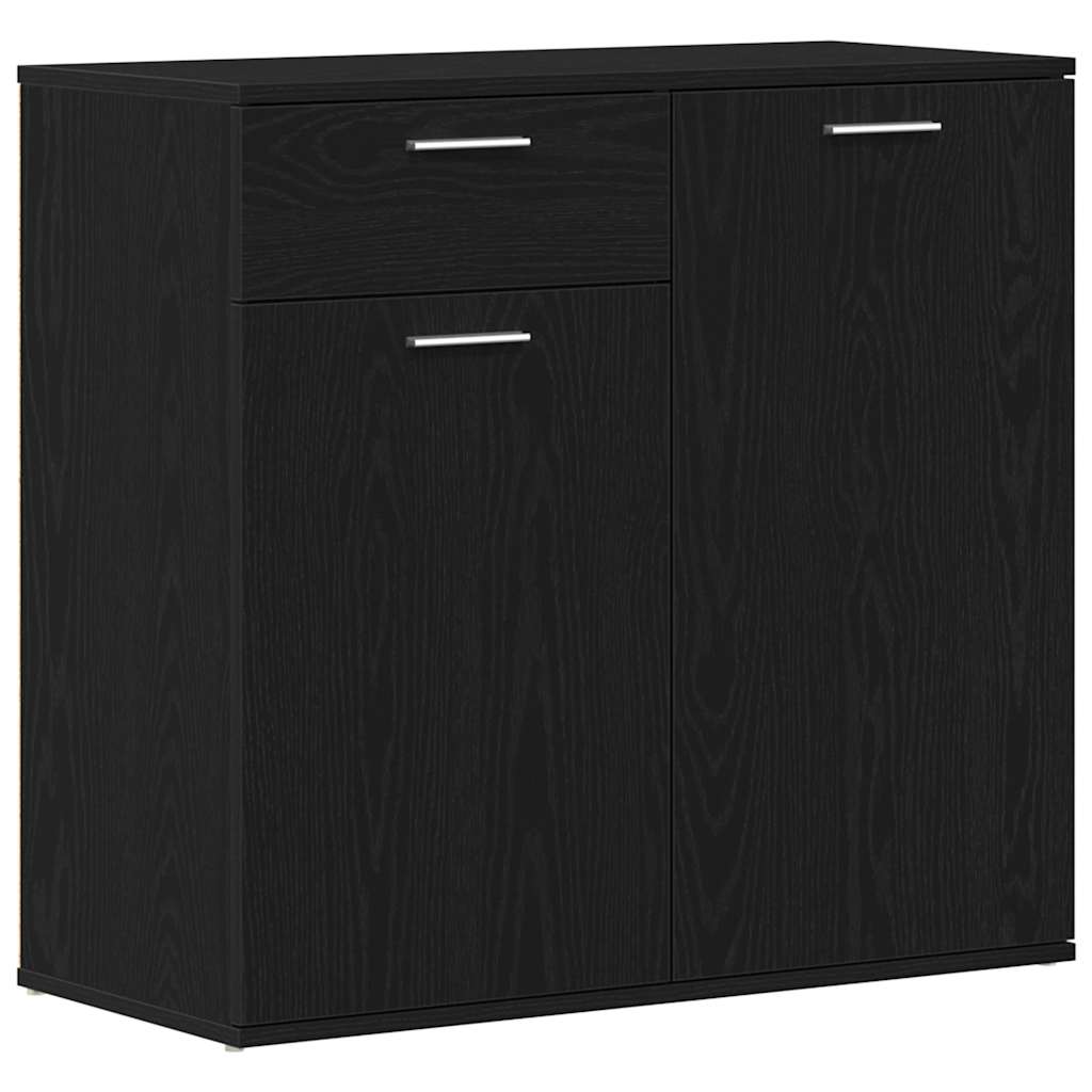 vidaXL Μπουφές από Μαύρη Δρυς 80x36x75 εκ. από Τεχνητό Ξύλο