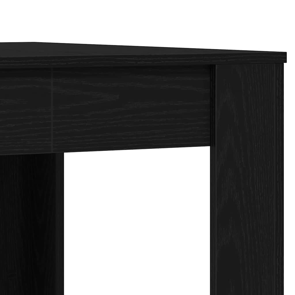 vidaXL Τραπεζαρία Μαύρη Οξυά 140 x 74,5 x 76 εκ. συνθετικό ρατάν