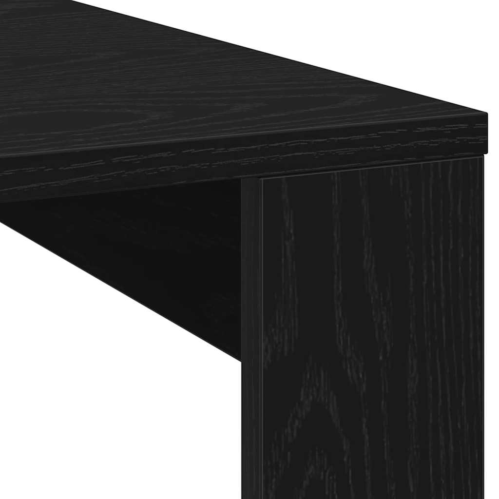 vidaXL Τραπεζάκι σαλονιού Μαύρη Οξυά 100 x 100 x 35 cm