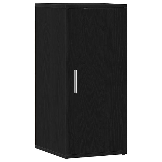 vidaXL Παπουτσοθήκη Μαύρη βελανιδιά 32x35x70 εκ. Επεξεργασμένο Ξύλο