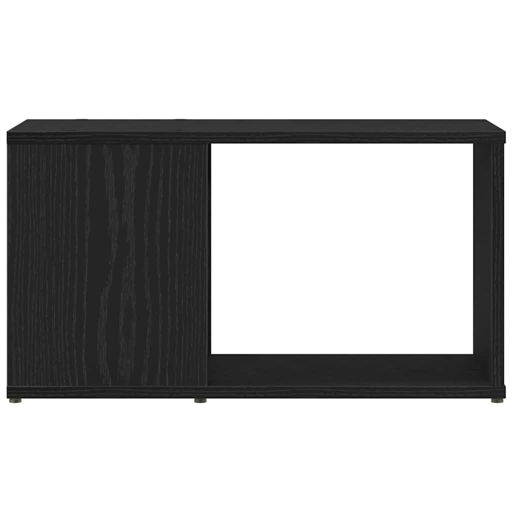vidaXL Έπιπλο Τηλεόρασης Μαύρο Δρυς 60x24x32 εκ. από Τεχνητό Ξύλο
