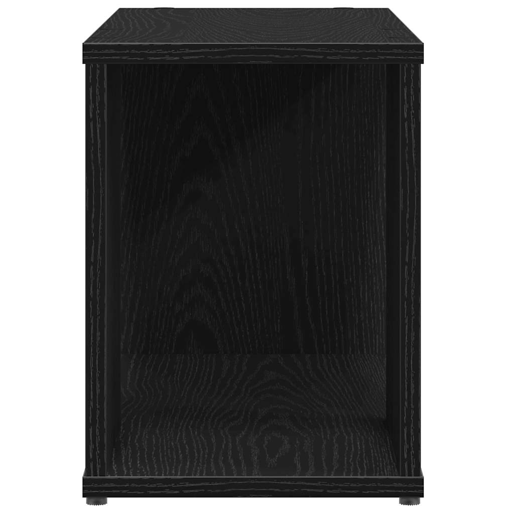 vidaXL Έπιπλο Τηλεόρασης Μαύρο Δρυς 60x24x32 εκ. από Τεχνητό Ξύλο