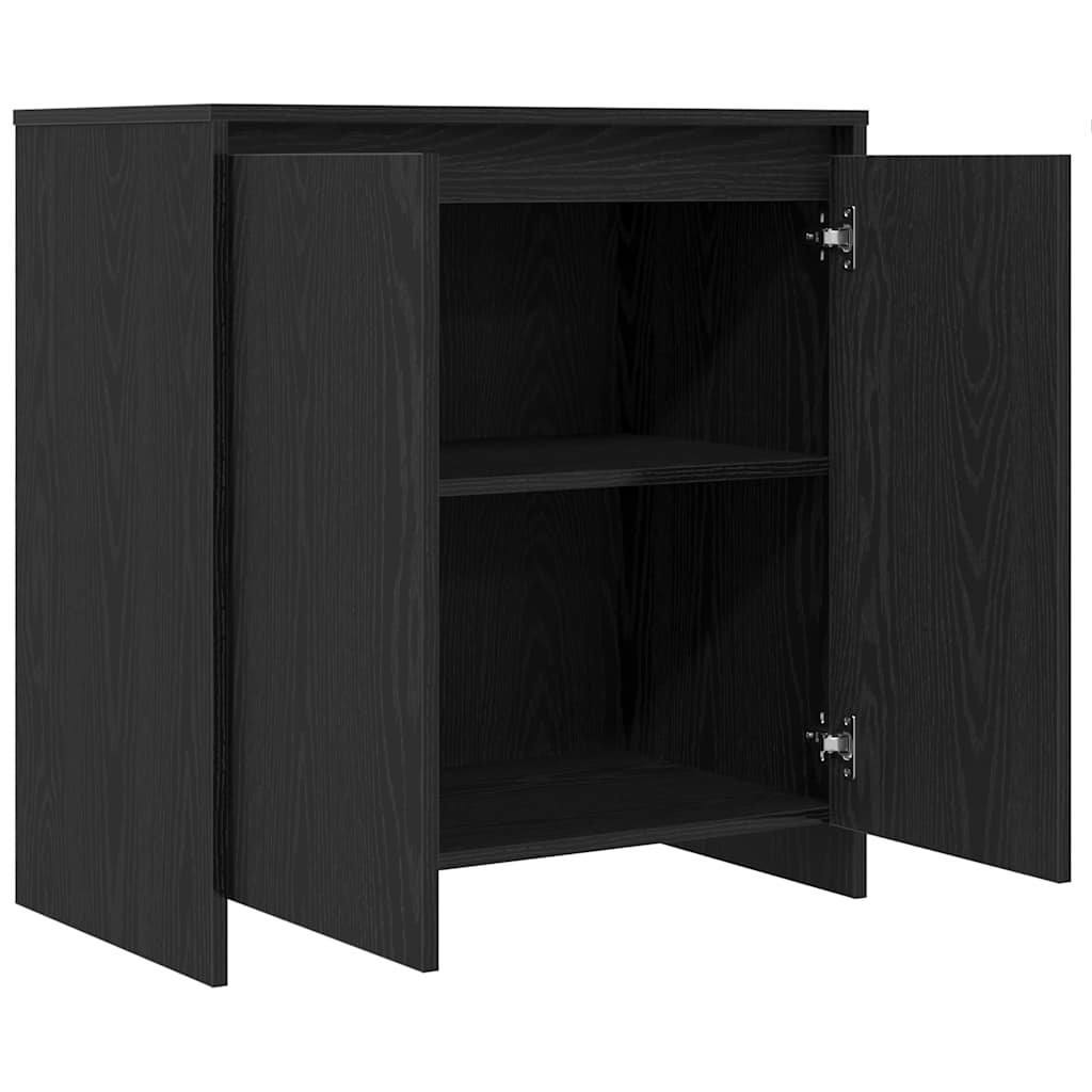 vidaXL Μπουφές Μαύρης Δρυός 70x41x75 εκ. από Τεχνητό Ξύλο