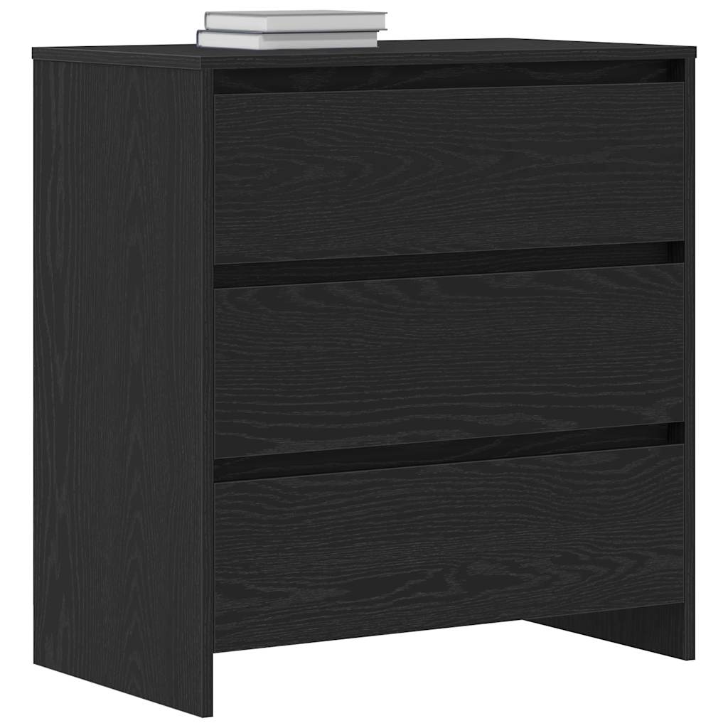 vidaXL Μπουφές Μαύρης Δρυός 70x41x75 εκ. από Τεχνητό Ξύλο