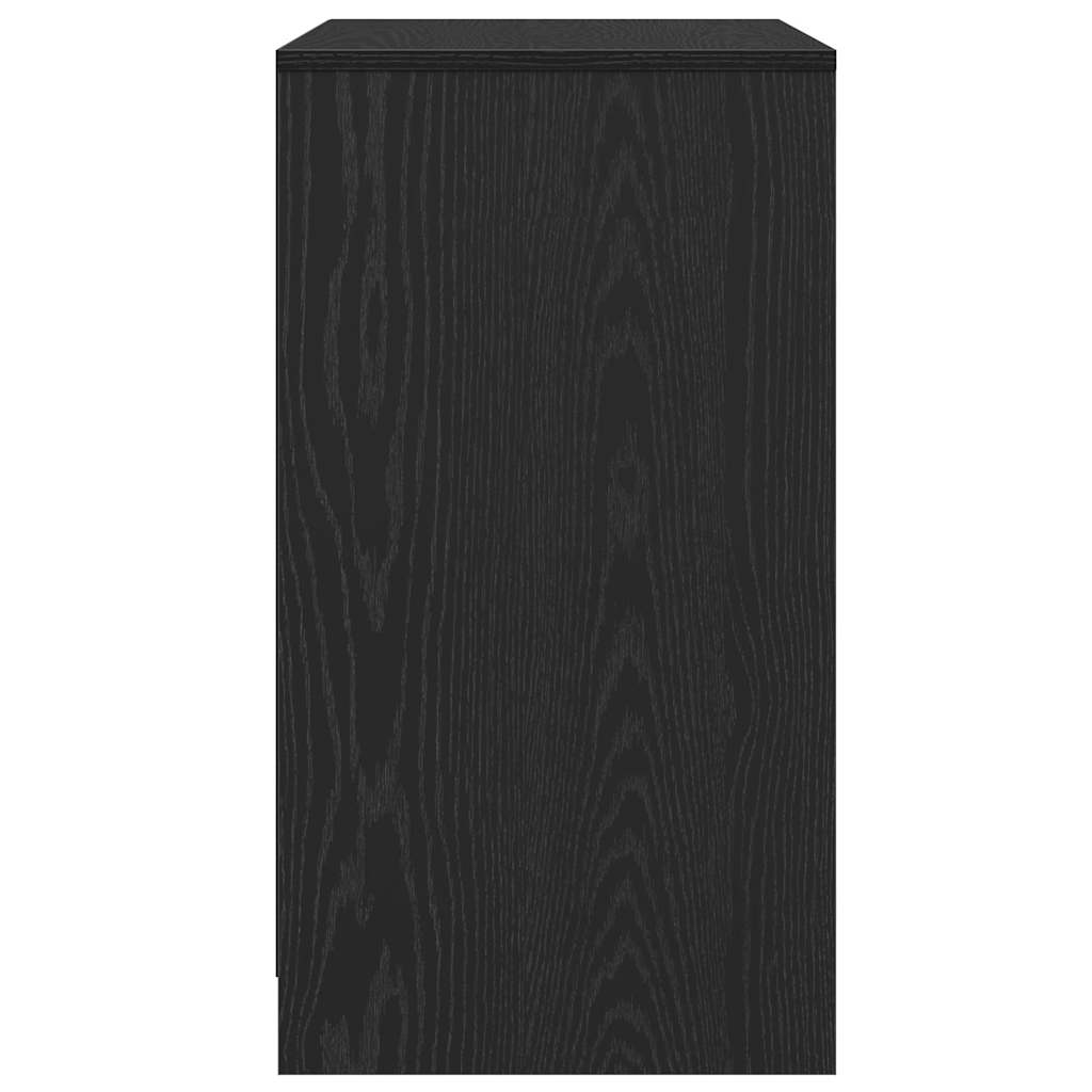 vidaXL Μπουφές Μαύρης Δρυός 70x41x75 εκ. από Τεχνητό Ξύλο