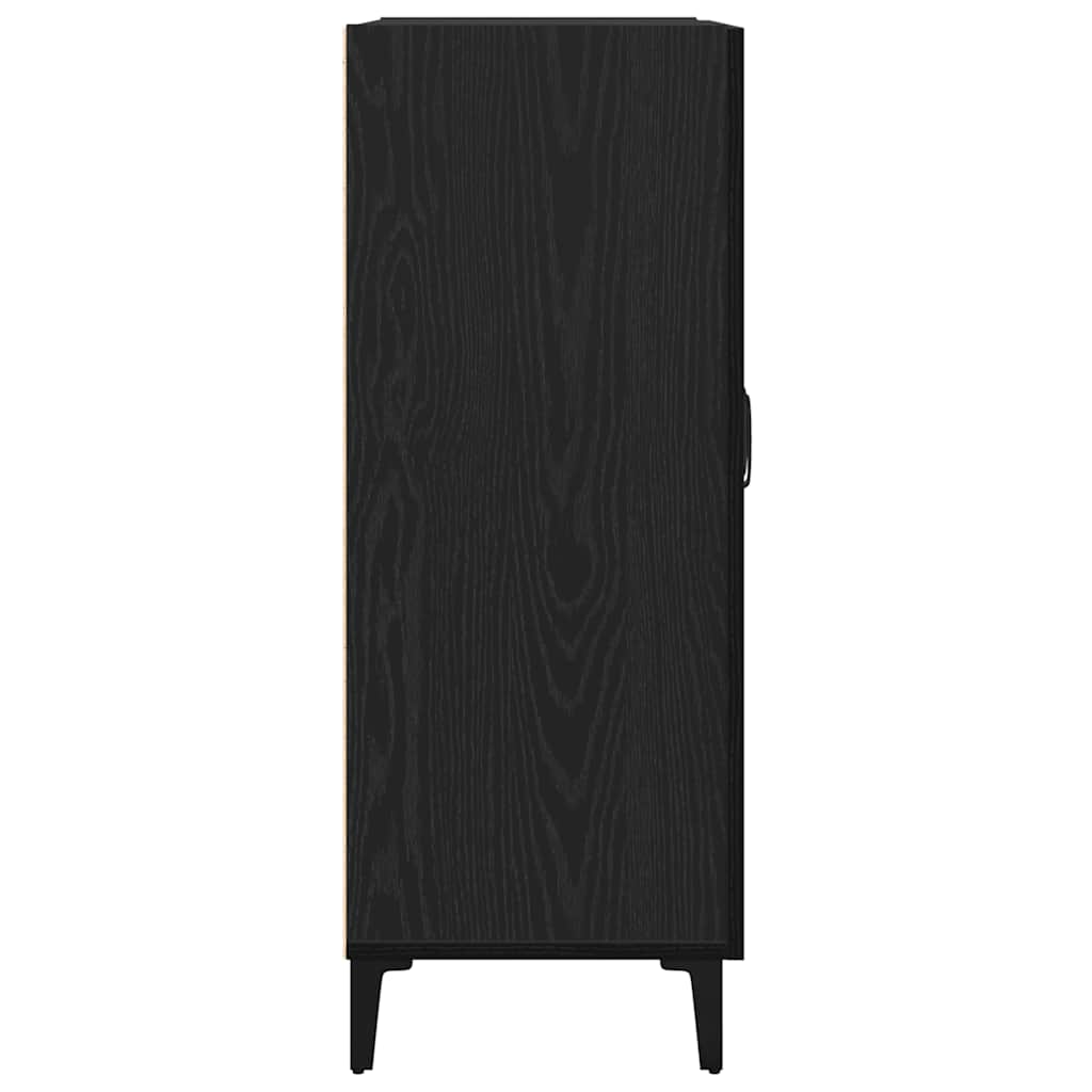 vidaXL Μπουφές Μαύρης Δρυός 69,5x34x90 εκ. από Τεχνητό Ξύλο
