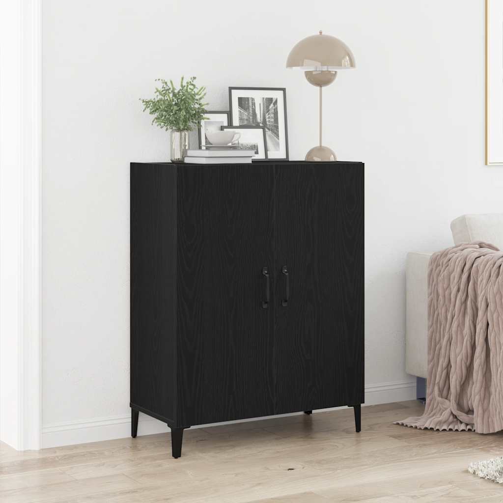 vidaXL Μπουφές Μαύρης Δρυός 69,5x34x90 εκ. από Τεχνητό Ξύλο