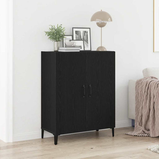 vidaXL Μπουφές Μαύρης Δρυός 69,5x34x90 εκ. από Τεχνητό Ξύλο