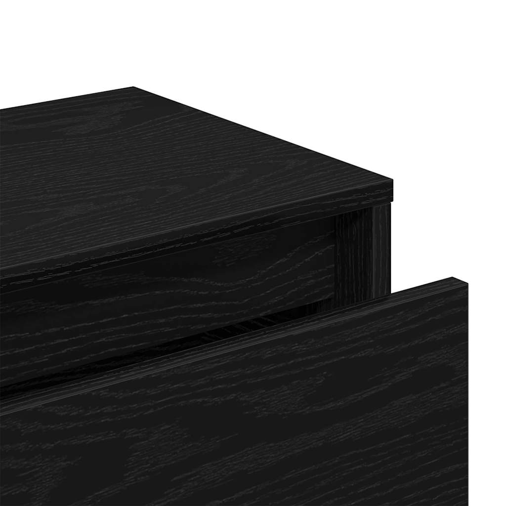 vidaXL Σετ Επίπλων Διάδρομου 4 pcs Μαύρη δρυς Επεξεργασμένο ξύλο