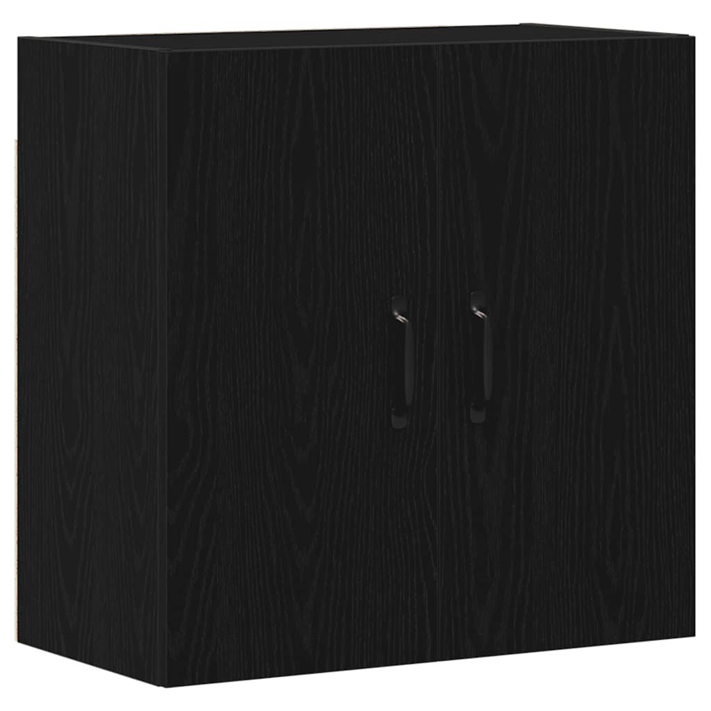 vidaXL Ντουλάπι Τοίχου Μαύρο Δρυς 60x31x60 εκ. από Τεχνητό Ξύλο