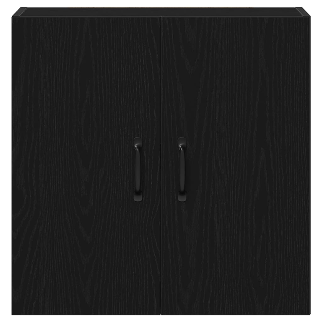 vidaXL Ντουλάπι Τοίχου Μαύρο Δρυς 60x31x60 εκ. από Τεχνητό Ξύλο