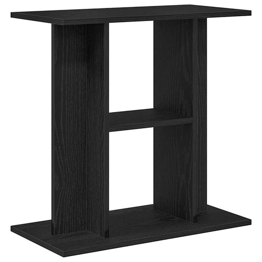 vidaXL Βάση Ενυδρείου Μαύρη Δρυς 60x30x60 εκ. από Τεχνητό Ξύλο