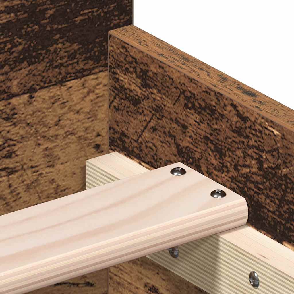 vidaXL Πλαίσιο κρεβατιού χωρίς στρώμα 75x190 εκ. Επεξεργασμένο Ξύλο