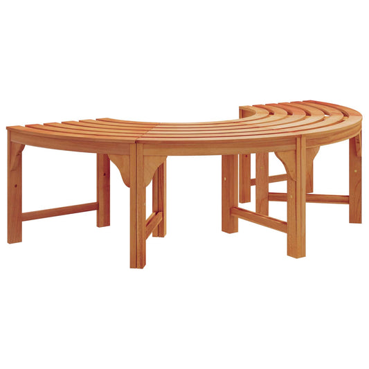 vidaXL Παγκάκι Δέντρου Φυσικό 160 x 80 x 45cm Στερεό Ξύλο Ευκαλύπτου