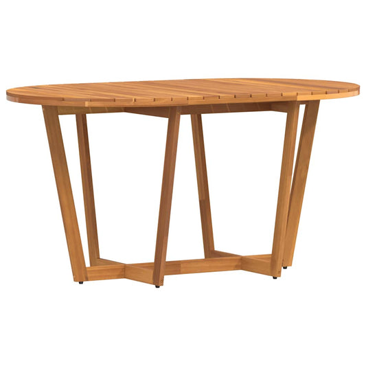 vidaXL Τραπεζαρία Κήπου Οβάλ 150 x 90 x 75 εκ. από Μασίφ Ξύλο Ακακίας