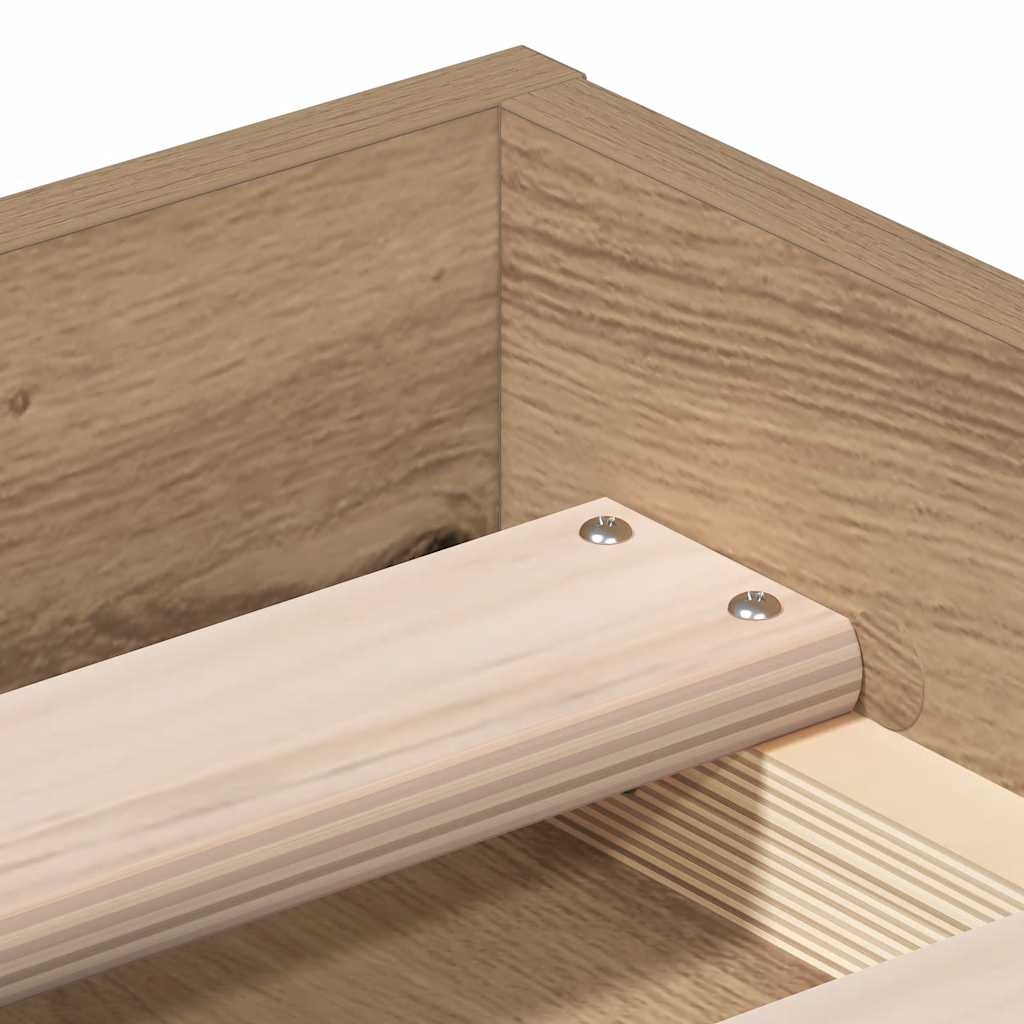 vidaXL Πλαίσιο κρεβατιού χωρίς στρώμα 120x200 εκ. Επεξεργασμένο Ξύλο