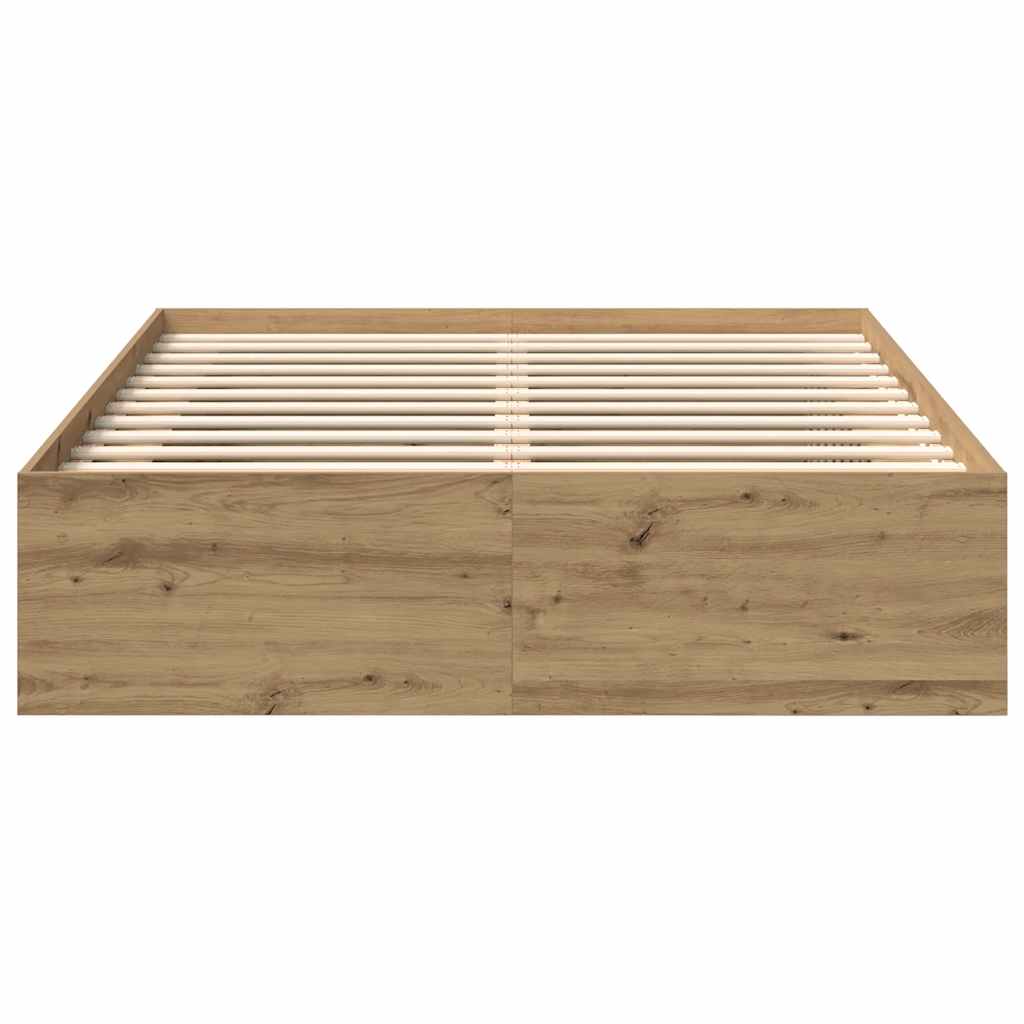 vidaXL Πλαίσιο κρεβατιού χωρίς στρώμα 160x200 εκ. Επεξεργασμένο Ξύλο
