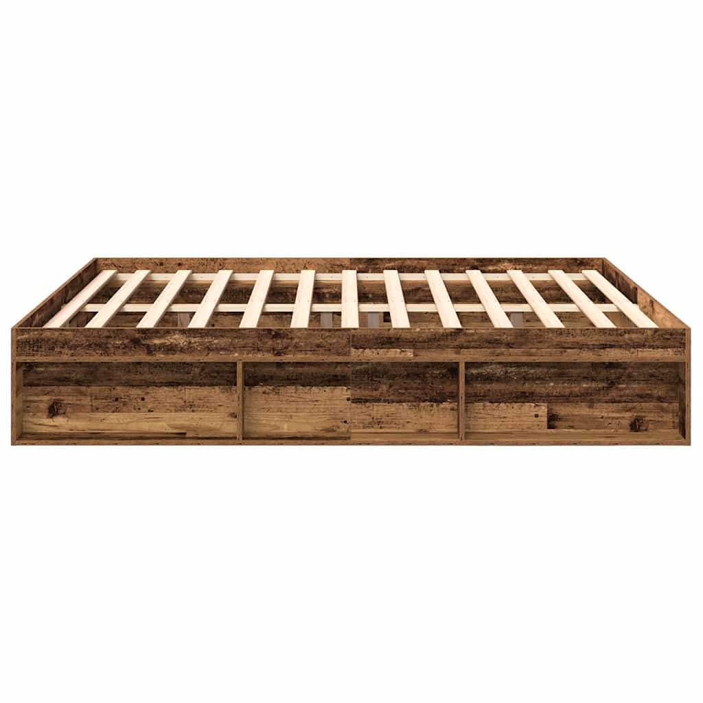vidaXL Πλαίσιο κρεβατιού χωρίς στρώμα 180x200 εκ. Επεξεργασμένο Ξύλο